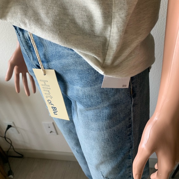 👖 "Hint of Blu" Jeans - Size 26 - Skinny High Waste👖 - Picture 4 of 8